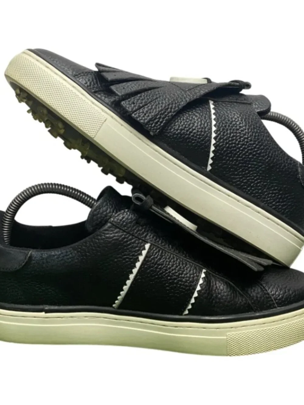 G/Fore Kiltie Disruptor Onyx Black Leather Athletic Golf Shoes Womens Size 10